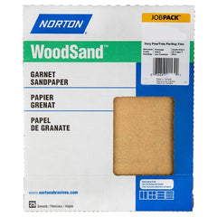 11″ × 9″ Woodsand A511 Paper Sheet 220 Grit Very Fine Garnet - Benchmark Tooling