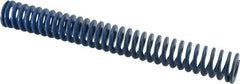 Associated Spring Raymond - 1" Hole Diam, 1/2" Rod Diam, 8" Free Length, Blue Die Spring - 240 Lb Max Deflection, 4" Max Deflection, Medium Duty, Chromium Alloy Steel - Benchmark Tooling