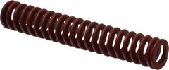 Associated Spring Raymond - 3/4" Hole Diam, 3/8" Rod Diam, 4-1/2" Free Length, Red Die Spring - 186.5 Lb Max Deflection, 1.67" Max Deflection, Medium Heavy Duty, Chromium Alloy Steel - Benchmark Tooling