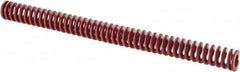 Associated Spring Raymond - 1" Hole Diam, 1/2" Rod Diam, 12" Free Length, Red Die Spring - 275.3 Lb Max Deflection, 4.44" Max Deflection, Medium Heavy Duty, Chromium Alloy Steel - Benchmark Tooling