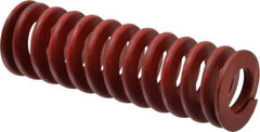 Associated Spring Raymond - 1-1/4" Hole Diam, 5/8" Rod Diam, 4" Free Length, Red Die Spring - 544.6 Lb Max Deflection, 1.48" Max Deflection, Medium Heavy Duty, Chromium Alloy Steel - Benchmark Tooling