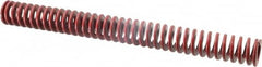 Associated Spring Raymond - 1-1/4" Hole Diam, 5/8" Rod Diam, 12" Free Length, Red Die Spring - 550.6 Lb Max Deflection, 4.44" Max Deflection, Medium Heavy Duty, Chromium Alloy Steel - Benchmark Tooling