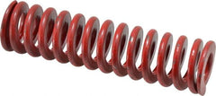 Associated Spring Raymond - 1-1/2" Hole Diam, 3/4" Rod Diam, 6" Free Length, Red Die Spring - 674.9 Lb Max Deflection, 2.22" Max Deflection, Medium Heavy Duty, Chromium Alloy Steel - Benchmark Tooling