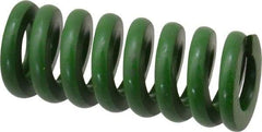 Associated Spring Raymond - 3/4" Hole Diam, 3/8" Rod Diam, 1-3/4" Free Length, Green Die Spring - 328.1 Lb Max Deflection, 0.44" Max Deflection, Extra Heavy Duty, Chromium Alloy Steel - Benchmark Tooling