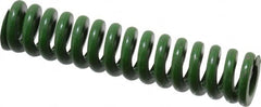 Associated Spring Raymond - 3/4" Hole Diam, 3/8" Rod Diam, 3-1/2" Free Length, Green Die Spring - 301.9 Lb Max Deflection, 0.88" Max Deflection, Extra Heavy Duty, Chromium Alloy Steel - Benchmark Tooling