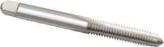 Hertel - #10-24 UNC, H2, 3 Flute, Plug Chamfer, Bright Finish, High Speed Steel Hand STI Tap - 2-1/2" OAL, 1" Thread Length - Exact Industrial Supply