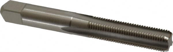 Hertel - 5/16-24 UNF, H3, 4 Flute, Bottoming Chamfer, Bright Finish, High Speed Steel Hand STI Tap - 2-15/16" OAL, 1-1/4" Thread Length - Exact Industrial Supply