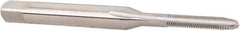 Hertel - M2x0.40 Metric Coarse 3 Flute Bright Finish High Speed Steel Straight Flute Standard Hand Tap - Plug, Right Hand Thread, 1-3/4" OAL, 7/16" Thread Length, D1 Limit, Oversize - Exact Industrial Supply