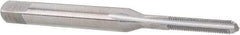 Hertel - M2x0.40 Metric Coarse 3 Flute Bright Finish High Speed Steel Straight Flute Standard Hand Tap - Bottoming, Right Hand Thread, 1-3/4" OAL, 7/16" Thread Length, D1 Limit, Oversize - Exact Industrial Supply