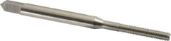Hertel - M2.5x0.45 Metric Coarse 3 Flute Bright Finish High Speed Steel Straight Flute Standard Hand Tap - Bottoming, Right Hand Thread, 1-13/16" OAL, 1/2" Thread Length, D1 Limit, Oversize - Exact Industrial Supply
