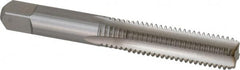 Hertel - M10x1.50 Metric Coarse 4 Flute Bright Finish High Speed Steel Straight Flute Standard Hand Tap - Bottoming, Right Hand Thread, 2-15/16" OAL, 1-1/4" Thread Length, D3 Limit, Oversize - Exact Industrial Supply