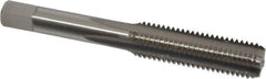 Hertel - M11x1.50 Metric Coarse 4 Flute Bright Finish High Speed Steel Straight Flute Standard Hand Tap - Bottoming, Right Hand Thread, 3-5/32" OAL, 1-7/16" Thread Length, D5 Limit, Oversize - Exact Industrial Supply
