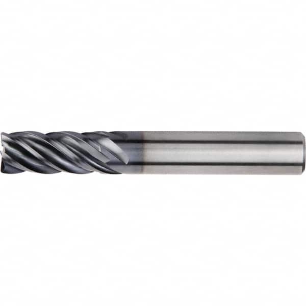 Kennametal - 20mm, 5 Flute, Single End, Solid Carbide, 0.75mm Corner Radius End Mill - 104mm OAL, 38° Helix, Right Hand Flute, 38mm LOC, Right Hand Cut - Benchmark Tooling