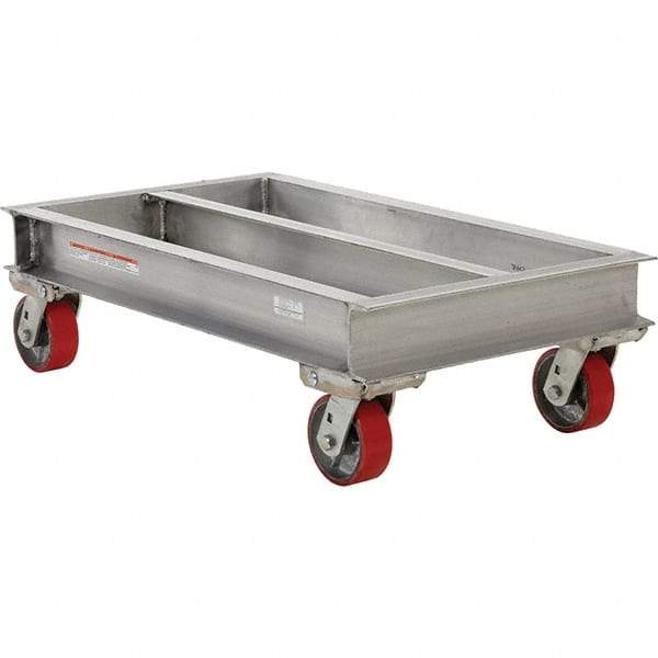 Vestil - 2,000 Lb Capacity Aluminum Dolly - 42" Long x 40" Wide - Benchmark Tooling