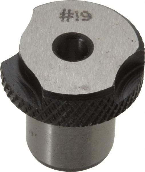 Value Collection - Type SF, No. 19 Inside Diam, Head, Slip Fixed Drill Bushing - 1/2" Body Outside Diam, 1/2" Length Under Head, Steel, LS-1 Compatible - Benchmark Tooling