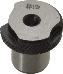 Value Collection - Type SF, No. 19 Inside Diam, Head, Slip Fixed Drill Bushing - 1/2" Body Outside Diam, 1/2" Length Under Head, Steel, LS-1 Compatible - Benchmark Tooling