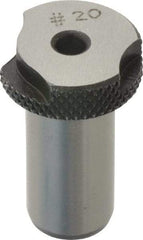 Value Collection - Type SF, No. 20 Inside Diam, Head, Slip Fixed Drill Bushing - 1/2" Body Outside Diam, 1" Length Under Head, Steel, Counterbored, LS-1 Compatible - Benchmark Tooling