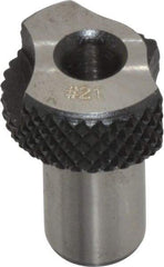 Value Collection - Type SF, No. 21 Inside Diam, Head, Slip Fixed Drill Bushing - 5/16" Body Outside Diam, 1/2" Length Under Head, Steel, LS-1 Compatible - Benchmark Tooling