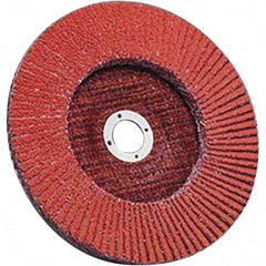3M - 4-1/2" 50 Grit 7/8" Center Hole Type 27 Ceramic Flap Disc - Benchmark Tooling