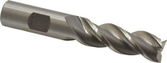 Cleveland - 5/8", 1-5/8" LOC, 5/8" Shank Diam, 3-7/8" OAL, 3 Flute, Powdered Metal Square End Mill - Single End, Uncoated, Spiral Flute, 42° Helix, Centercutting, Right Hand Cut, Right Hand Flute, Series PM-539R - Benchmark Tooling