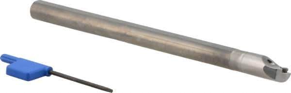 Iscar - 0.413" Min Bore Diam, 6" OAL, 3/8" Shank Diam, E-SWUB Indexable Boring Bar - WB.. 520L Insert, Screw or Clamp Holding Method - Benchmark Tooling
