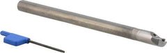 Iscar - 0.413" Min Bore Diam, 6" OAL, 3/8" Shank Diam, E-SWUB Indexable Boring Bar - WB.. 520L Insert, Screw or Clamp Holding Method - Benchmark Tooling