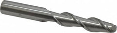 Accupro - 1/2" Diam, 2" LOC, 2 Flute Solid Carbide Ball End Mill - Uncoated, Single End, 4" OAL, 1/2" Shank Diam, Spiral Flute - Benchmark Tooling