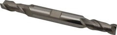 Accupro - 5/16", 3/4" LOC, 3/8" Shank Diam, 3-1/2" OAL, 2 Flute, Solid Carbide Square End Mill - Double End, Uncoated, Spiral Flute, 40° Helix, Centercutting, Right Hand Cut, Right Hand Flute - Benchmark Tooling