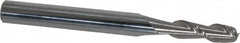 Accupro - 13/64", 5/8" LOC, 1/4" Shank Diam, 2-1/2" OAL, 2 Flute, Solid Carbide Square End Mill - Single End, Uncoated, Spiral Flute, 40° Helix, Centercutting, Right Hand Cut, Right Hand Flute - Benchmark Tooling