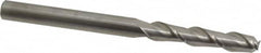 Accupro - 5/16", 1-5/8" LOC, 5/16" Shank Diam, 4" OAL, 2 Flute, Solid Carbide Square End Mill - Single End, Uncoated, Spiral Flute, 40° Helix, Centercutting, Right Hand Cut, Right Hand Flute - Benchmark Tooling