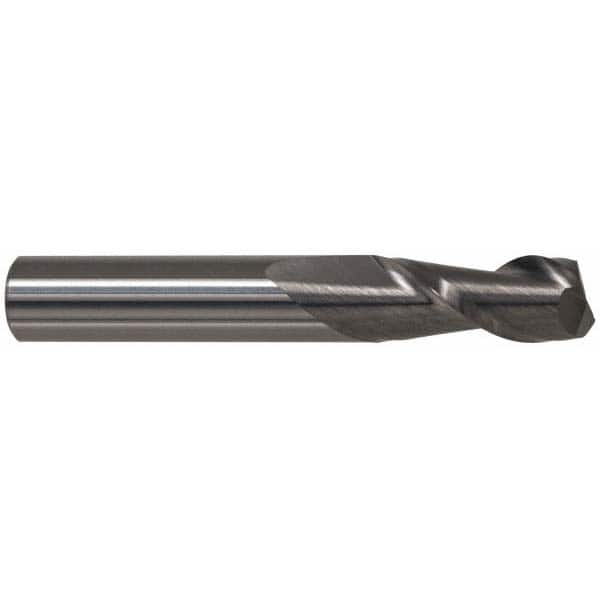 Accupro - 1", 2-1/4" LOC, 1" Shank Diam, 5" OAL, 2 Flute, Solid Carbide Square End Mill - Benchmark Tooling