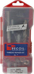 Recoil - 10 Inserts, 7/16-14, 7/16-14 UNC, Thread Repair Kit - 0.656" Insert Length - Exact Industrial Supply