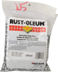 Rust-Oleum - Black/White Vinyl Floor Chips - 1 Lb Plastic Bag - Benchmark Tooling