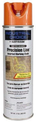 Rust-Oleum - 17 fl oz Orange Marking Chalk - 500' to 530' Coverage at 1-1/4" Wide, Water-Based Formula - Benchmark Tooling