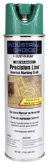 Rust-Oleum - 17 fl oz Green Marking Chalk - 500' to 530' Coverage at 1-1/4" Wide, Water-Based Formula - Benchmark Tooling