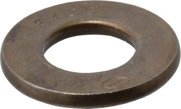 Value Collection - 1/2" Screw, Grade SAE 1035-1050 Steel Structural Flat Washer - 17/32" ID x 1-1/16" OD, Plain Finish - Benchmark Tooling