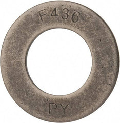 Value Collection - 1-1/2" Screw, Grade SAE 1035-1050 Steel Structural Flat Washer - 1-5/8" ID x 3" OD, Plain Finish - Benchmark Tooling