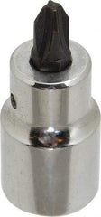 Proto - 1/2" Drive, #3 Point, Phillips Screwdriver Socket - 2-5/32" OAL - Benchmark Tooling