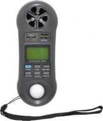 General - 0.4 to 30 m/Sec Air Anemometer, Hygrometer, Thermometer and Light Meter - 1300°F Max - Benchmark Tooling