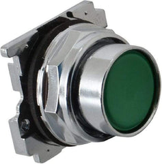 Eaton Cutler-Hammer - Flush Pushbutton Switch Operator - Green, Round Button, Nonilluminated - Benchmark Tooling