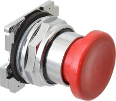 Eaton Cutler-Hammer - Extended Mushroom Head Pushbutton Switch Operator - Red, Round Button, Nonilluminated - Benchmark Tooling