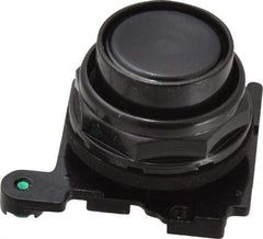 Eaton Cutler-Hammer - Flush Pushbutton Switch Operator - Black, Round Button, Nonilluminated - Benchmark Tooling