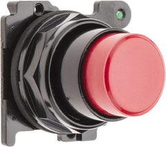 Eaton Cutler-Hammer - Extended Straight Pushbutton Switch Operator - Red, Round Button, Nonilluminated - Benchmark Tooling