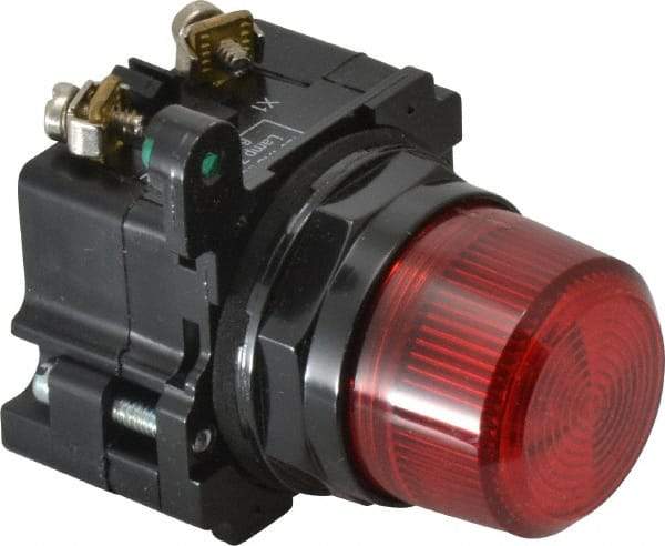 Eaton Cutler-Hammer - 120 VAC Red Lens Incandescent Indicating Light - Corrosion Resistant, Oiltight, Watertight - Benchmark Tooling