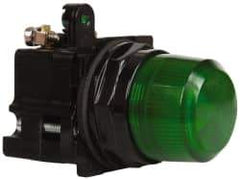 Eaton Cutler-Hammer - 120 VAC Green Lens Incandescent Indicating Light - Corrosion Resistant, Oiltight, Watertight - Benchmark Tooling