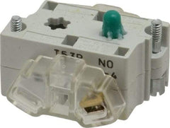 Eaton Cutler-Hammer - 0.5 Amp, Electrical Switch Contact Block - 120 VAC/VDC, Pressure Terminal, 30-1/2mm Hole, For Use with E34 Operators, Standard 10250T - Benchmark Tooling