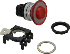 Eaton Cutler-Hammer - Pushbutton Switch Lens - Red, Round Button, Illuminated - Benchmark Tooling