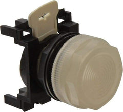 Eaton Cutler-Hammer - Round Pilot and Indicator Light Lens - White, 25mm Lens Diameter - Benchmark Tooling