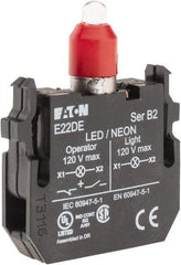 Eaton Cutler-Hammer - 24 VAC/VDC Red Lens LED Indicating Light - Benchmark Tooling