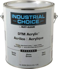 Rust-Oleum - 1 Gal Vista Green Semi Gloss Finish Acrylic Enamel Paint - Interior/Exterior, Direct to Metal, <250 gL VOC Compliance - Benchmark Tooling